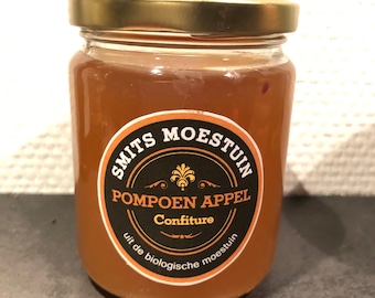 Pompoen Appel Jam, homemade, ambachtelijk