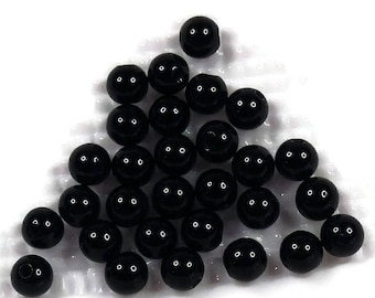 Bead Eyes - Shiny Black  2mm - 12mm