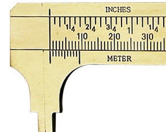 Brass Mini Caliper  100mm or 4" long