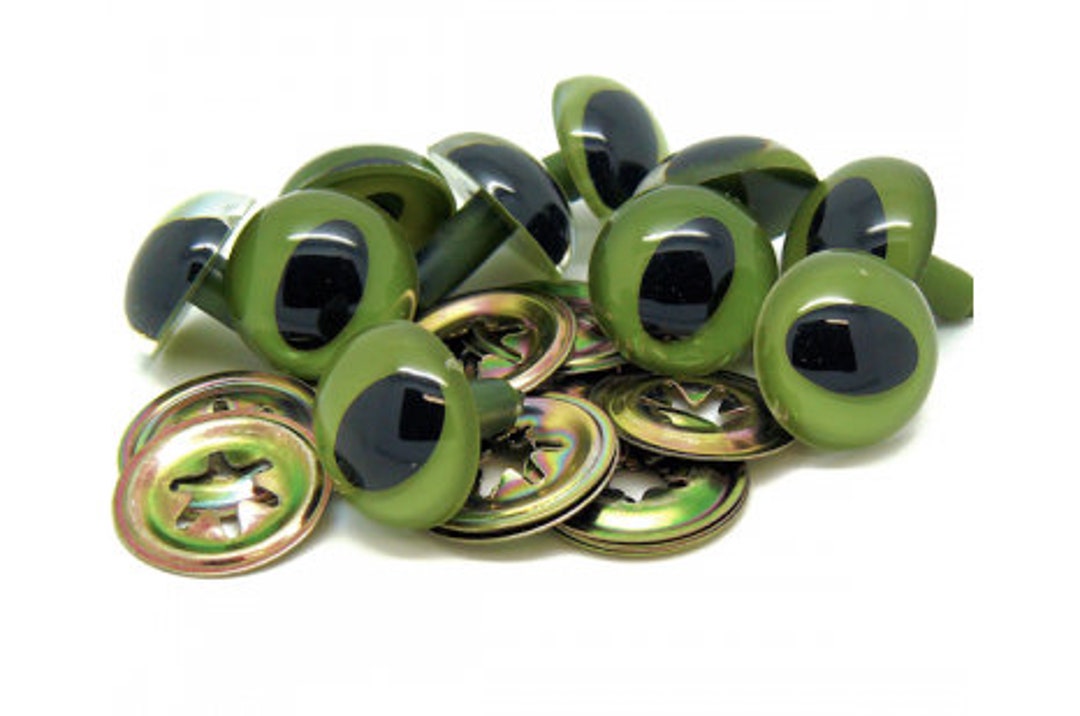 Olive Green Cat Eyes 12mm 15mm 18mm Sold in Packs of 2 Pairs Etsy
