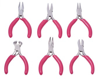 Mini Pink Pliers Tool Kit