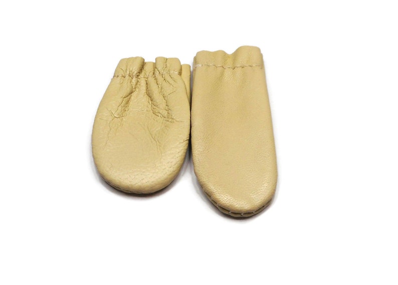 Leather Finger Gloves for Index finger and thumb Thimble,Finger Protectors