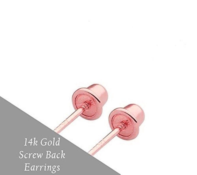 14k White Gold Earring Back Replacement Secure and Comfortable