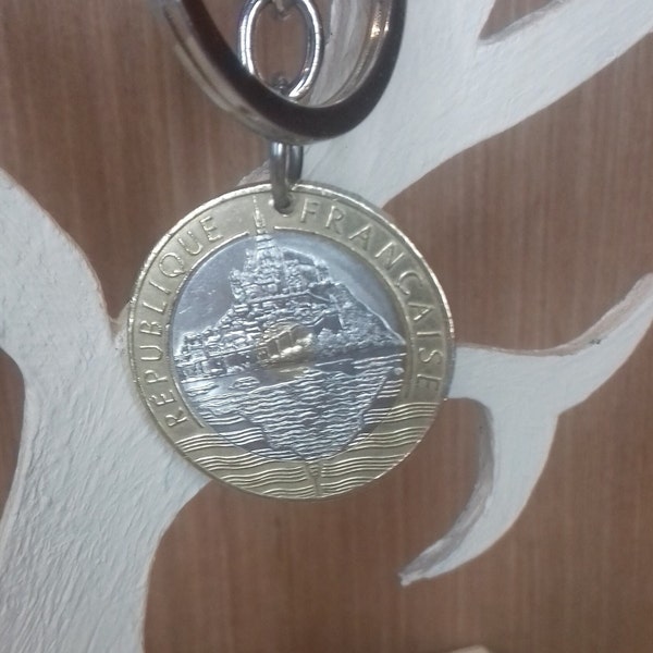 Porte-clefs pièce de 20 francs de 1993 de France.