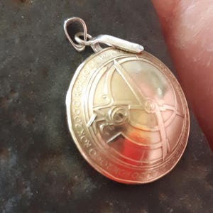 Medallion coin 20 Korun 2000 from Czech Republic and 925 sterling silver.