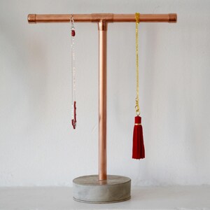 Copper Jewelry Stand Jewelry Holder Jewellery Organizer