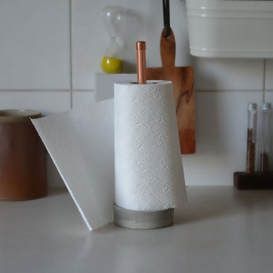 Copper Kitchen Roll Holder Modern Kitchen Decor Copper Home
