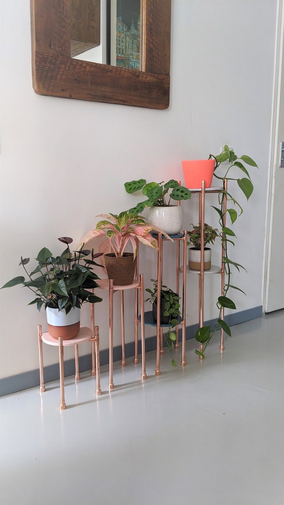 Hoge plantenstandaard binnenshuis metaal - Etsy België