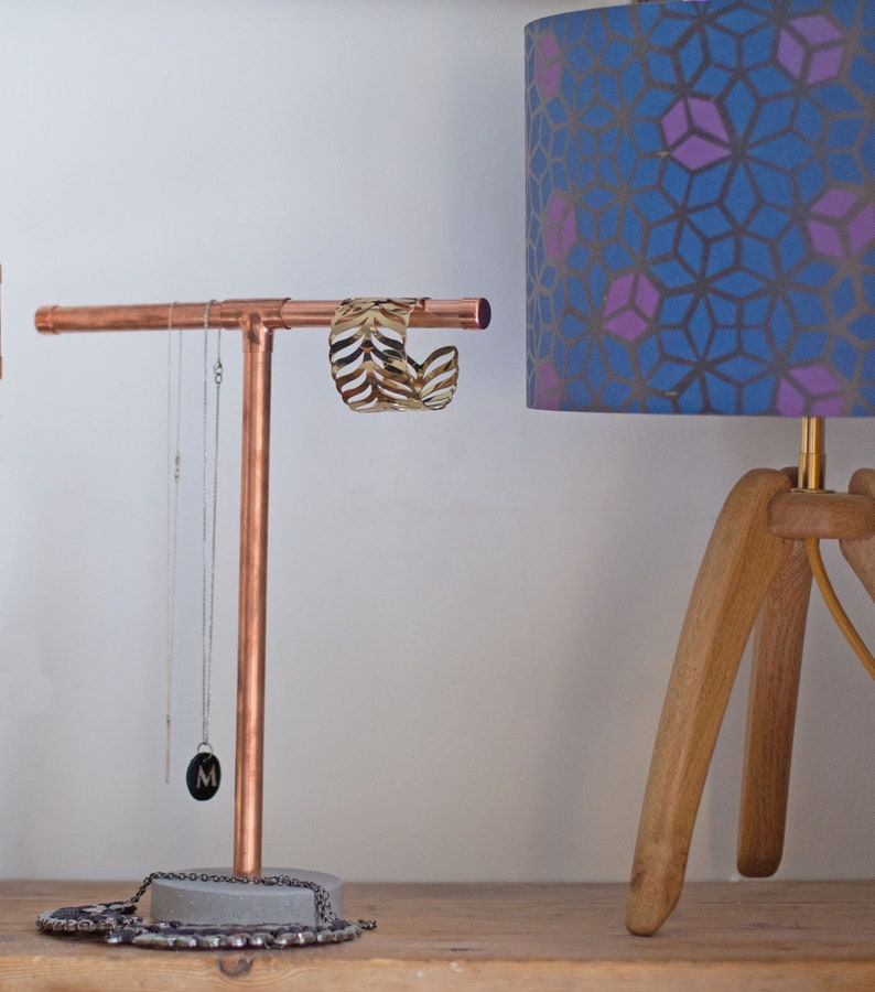 Copper Jewelry Stand Jewelry Holder Jewellery Organizer Etsy UK