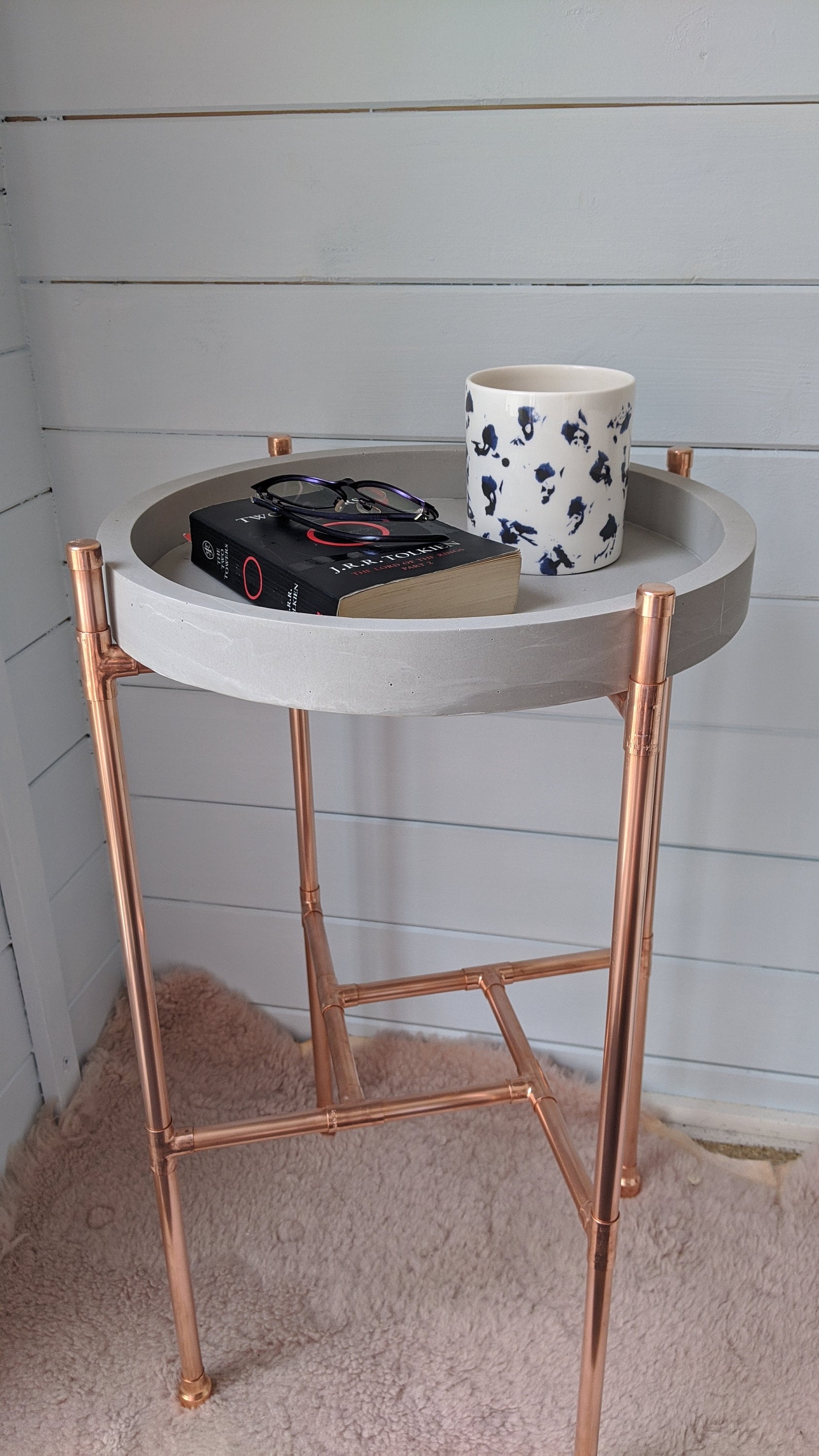 Coffee Table Tray Round Coffee Table Colourful Home Decor Etsy UK