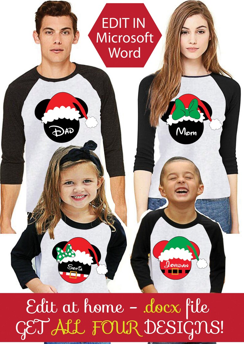 Disney Iron on / Transfer / Disney Family Shirt Iron on / Etsy