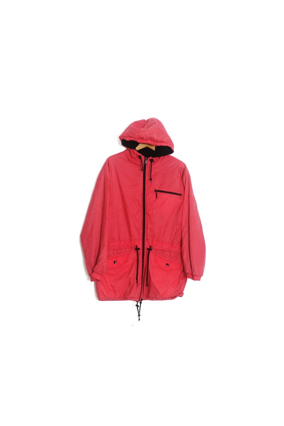Red fleece windbreaker | Vintage windbreaker | Nor