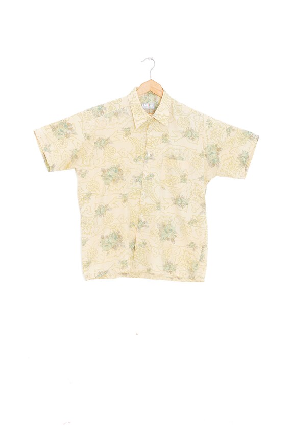 Floral print summer shirt | Men's floral shirt | V