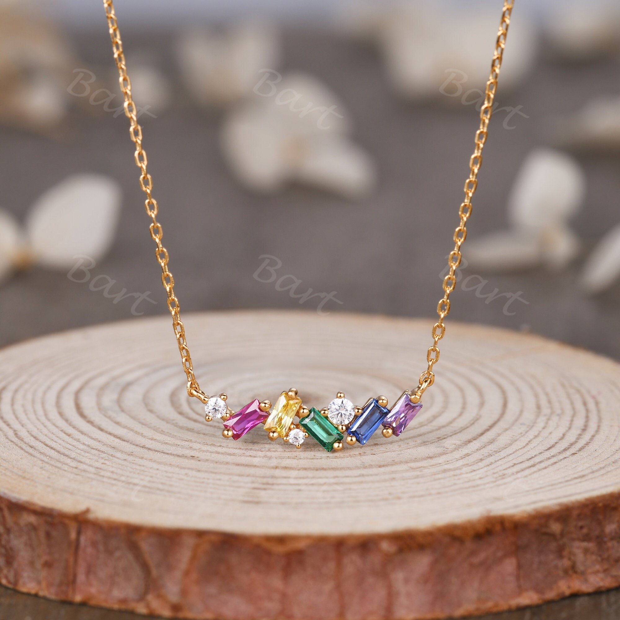 ネックレス・ペンダント Multi Color Stone Statement Necklace Odyssey Lapis Multi Stone Statement Necklace – Barse Jewelry