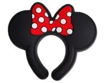 Mickey Ears &quot;Classic Minnie Mouse&quot; Headband Shoe Charm