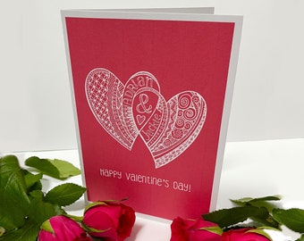 Personalised Valentine Card