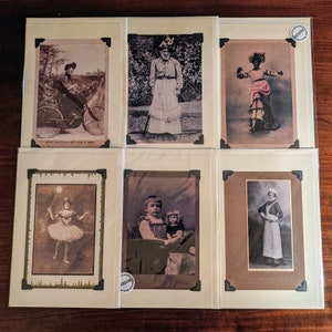 Genderfluid Gentlefolk 12-pack: vintage LGBTQ+-wenskaarten - transgender, niet-binair, genderbending, drag king, drag queen, antieke foto