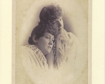 Sanfter Moment: Vintage LGBTQ + Karte, lesbische Verlobungskarte, Muttertagskarte, Karte für Verlust, Ehefrauen Jahrestagskarte, Karte für Schwestern