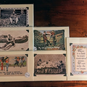 Saucy LGBTQ+ Valentines: vintage illustrations, double entendre cartoons, fresh gay valentines, lgbtqia valentines, cheeky antique photos