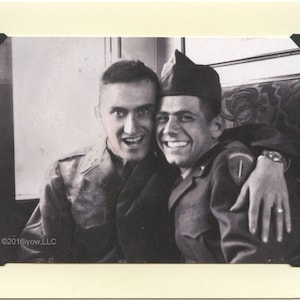 Manovre militari: Vintage LGBTQ + Card - carta dell'esercito gay, san Valentino dell'esercito, fratelli in armi, carta commemorativa militare, carta amici dell'esercito