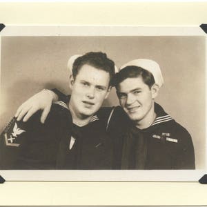 Do Ask Do Tell: Vintage LGBTQ + Karte - Vintage Matrosen Valentinstag, Vintage Marine Karte, homosexuell Matrosen Karte, militärische Brüder Karte, Homosexuell Foto-Karte