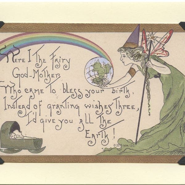 Fairy Godmother Birthday Card - Etsy