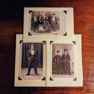 Butch Babes: LGBTQ + Card Pack - biglietti per fidanzate lesbiche, biglietti drag king, foto lesbiche antiche, biglietti di auguri lesbiche vintage, poli gay