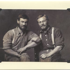 Uomo o' Uomo: Vintage LGBTQ+ Card - biglietto di nozze gay, biglietto anniversario mariti, fidanzati san Valentino, boscaiolo chic card, biglietto fratelli