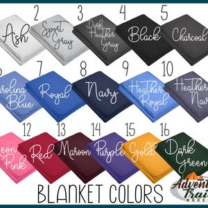 Personalized Volleyball Blanket | Custom Jersey Number Applique | Graduation & Senior Night Gift | Volleyball Player Throw image 6
