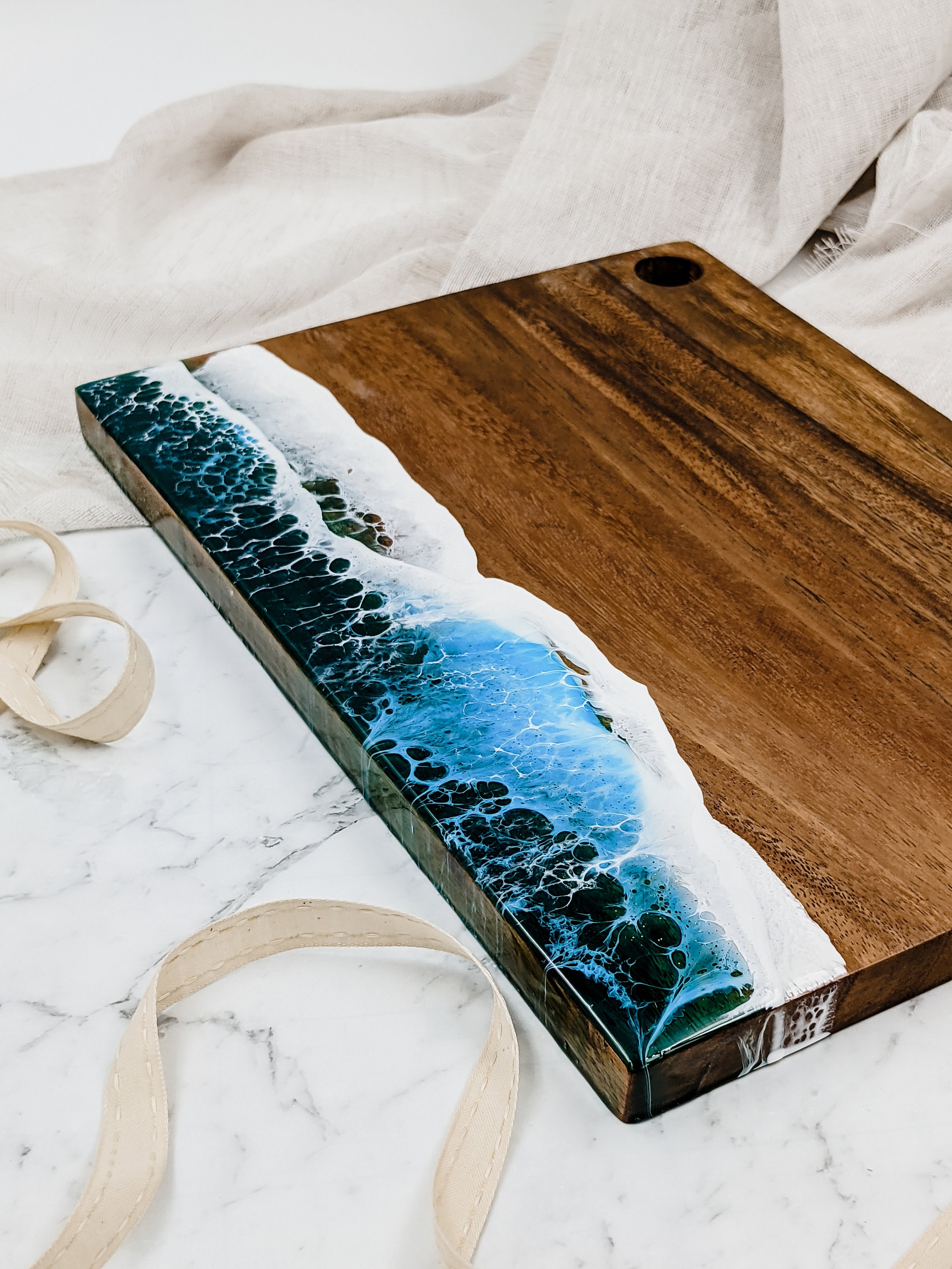 Personalised Resin Chopping Board Customised Cutting Board Etsy