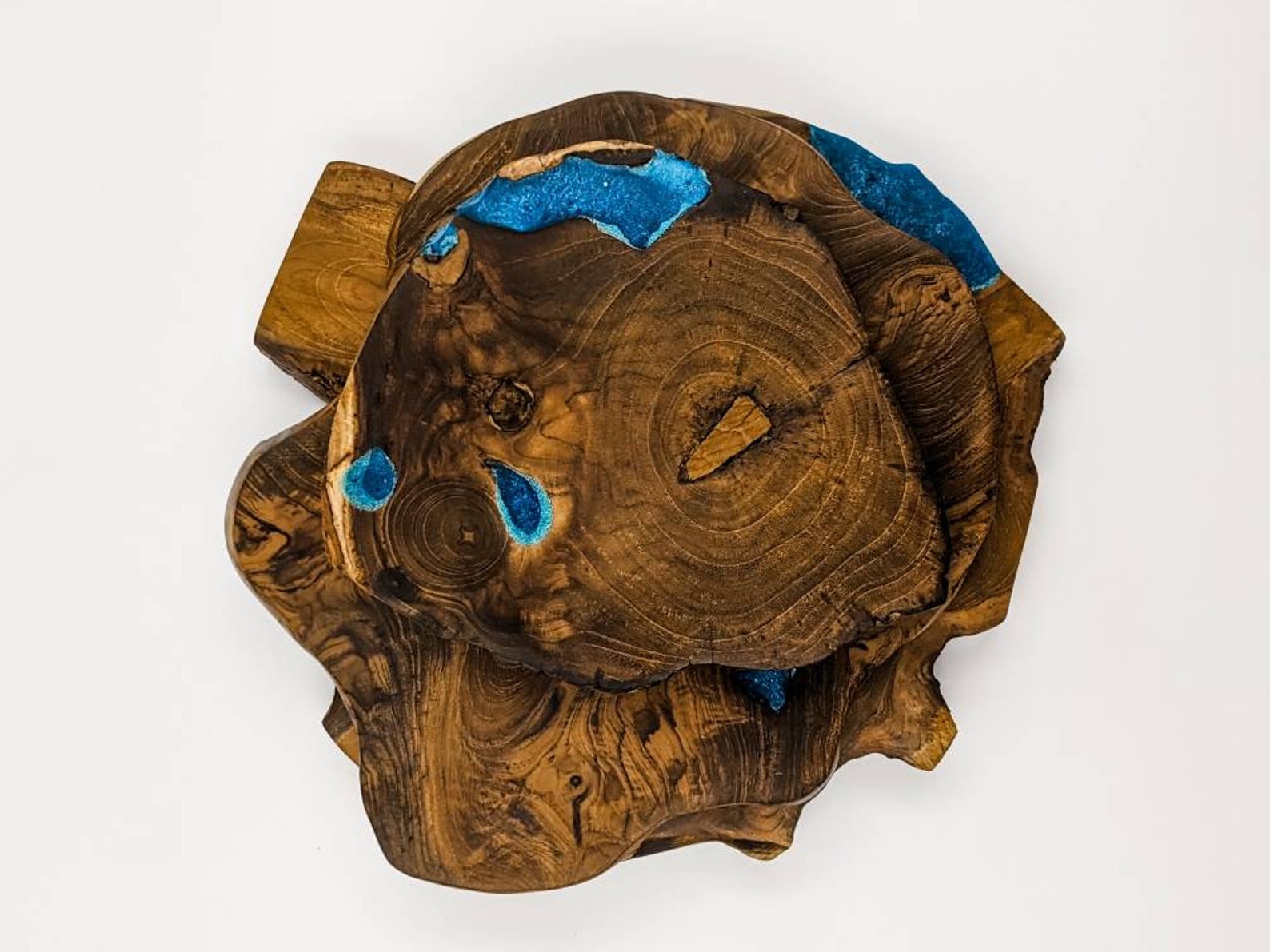 Teak Resin Trivet Resin Serving Board Epoxy Resin Hot Plate Etsy