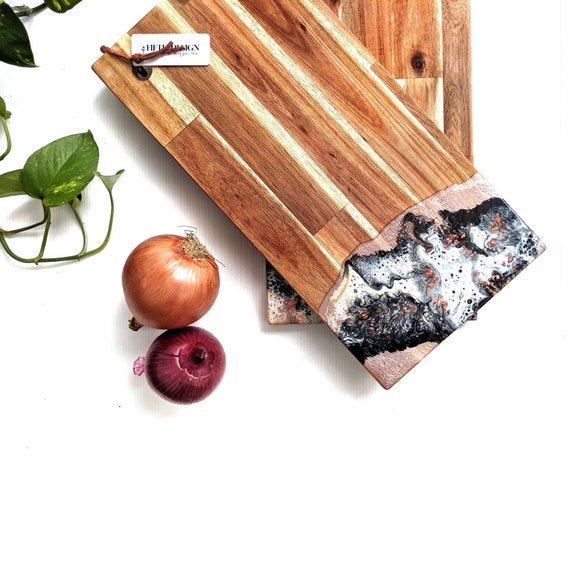 Cheese Platter Original Design Resin Wooden Serving Board