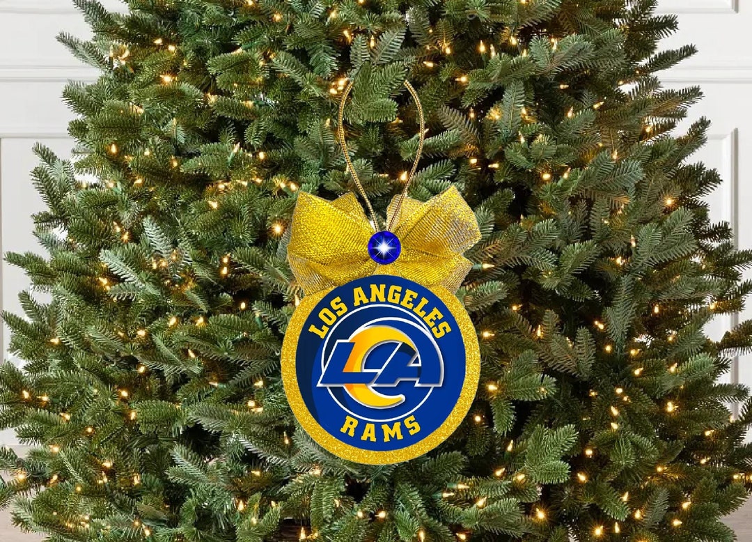 Los Angeles LA Rams Ornament, Los Angeles Rams Gift, Optional Gift Box