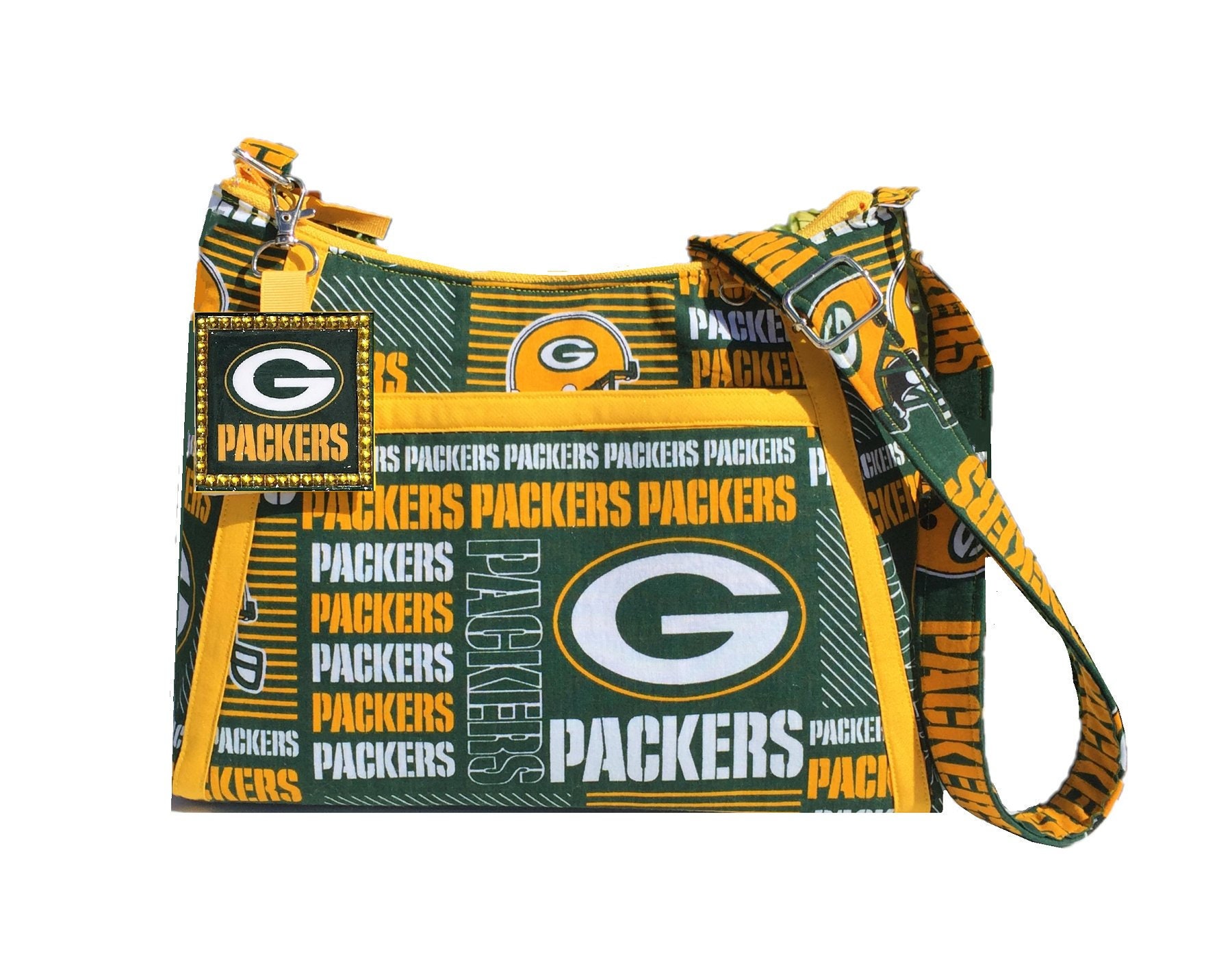 Green Bay Packers Purse / NFL Handbag / Bling Option Etsy