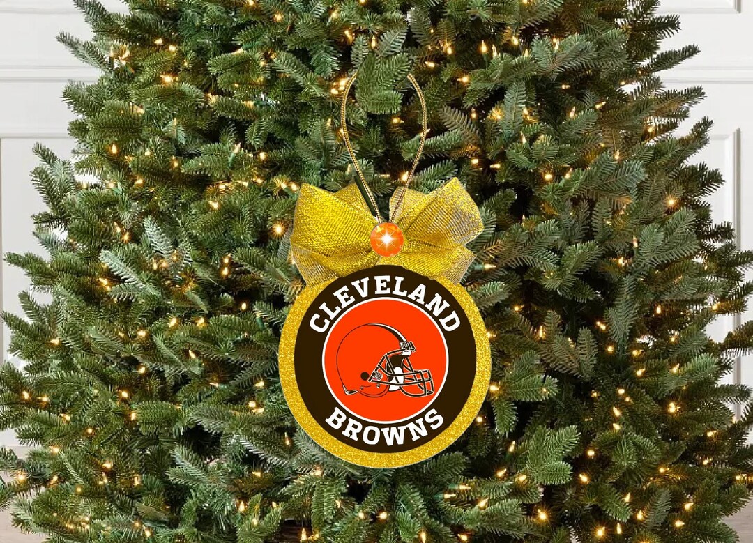 Cleveland Browns Ornament, Cleveland Browns Gift, Optional Gift Box