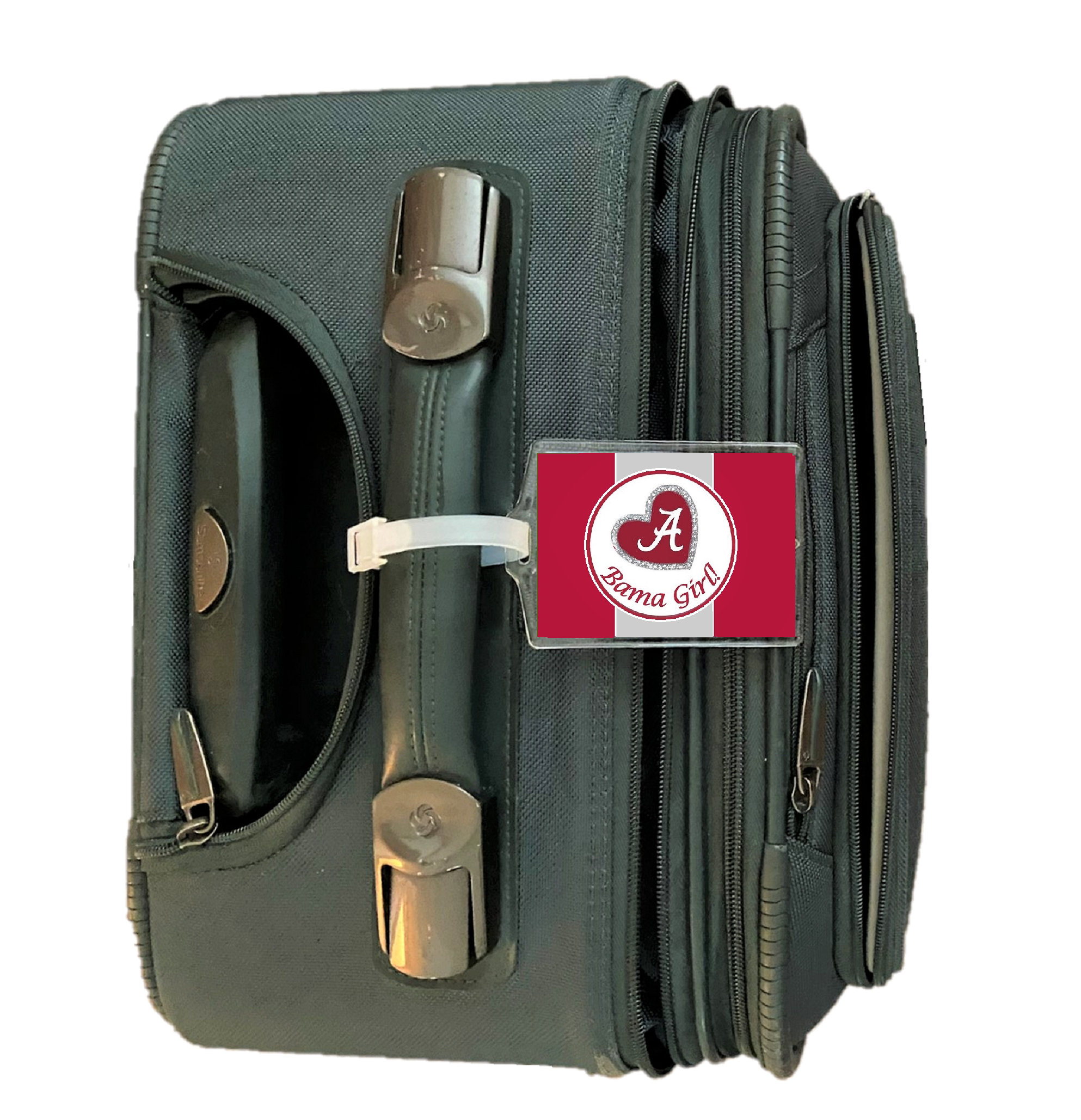 Alabama Crimson Tide ID Luggage , Personalized Custom Bag Tag, Gift for Her, Gift for Him, NCAA merchandise, Buy more & Save!