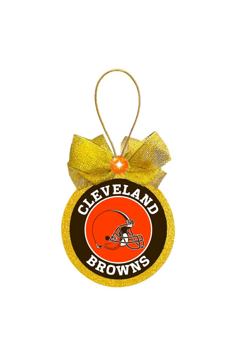 Cleveland Browns Ornament, Cleveland Browns Gift, Optional Gift Box