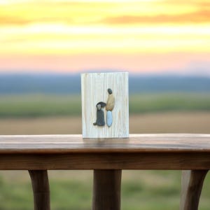 Pebble Art Dog Portrait: Unique Dog Lover Gift