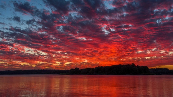Digital Download: Red Sunset photo