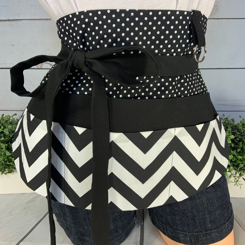 Teacher Apron Half Waist Apron Pocket Apron Utility Apron Etsy