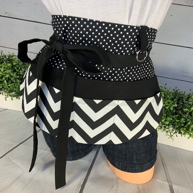 Teacher Apron Half Waist Apron Pocket Apron Utility Apron Etsy