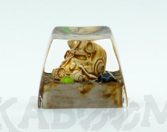 T-60 Power Armor Helmet Resin Artisan Keycap for mechanical gaming keyboards