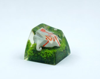 Juggernaut the Masked Warrior Handmade resin artisan keycaps for cherry mx mechanical gaming keyboard