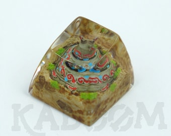 Sheikah Ancient Guardian Keycap artesanal hecho a mano para teclado de juego mecánico