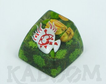 Master Kohga and the Mighty Bananas Handmade Artisan Keycap for Mechanical Gaming Keyboard
