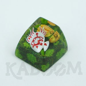 Master Kohga and the Mighty Bananas Handmade Artisan Keycap for Mechanical Gaming Keyboard