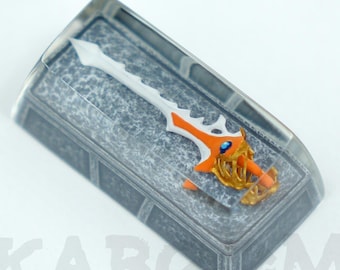 Divine Rapier Handmade Backspace Resin Artisan Keycap for Mechanical Gaming Keyboard