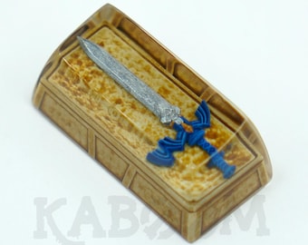 The Resurrected Master Sword Handmade Backspace Artisan Keycap for Mechanical Gaming Keyboard