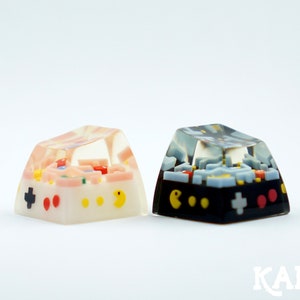 Retro Gaming Handmade Artisan Keycaps for Cherry MX Mechanical Gaming Keyboard