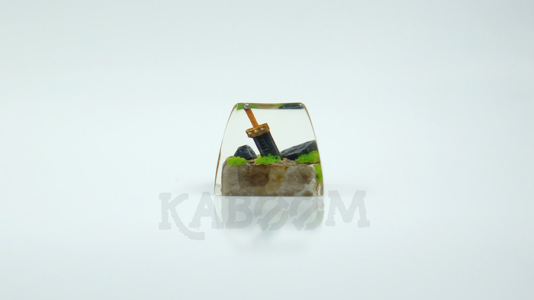 FF7 Buster Sword V1 Classic Handmade Resin Artisan Keycap for ...